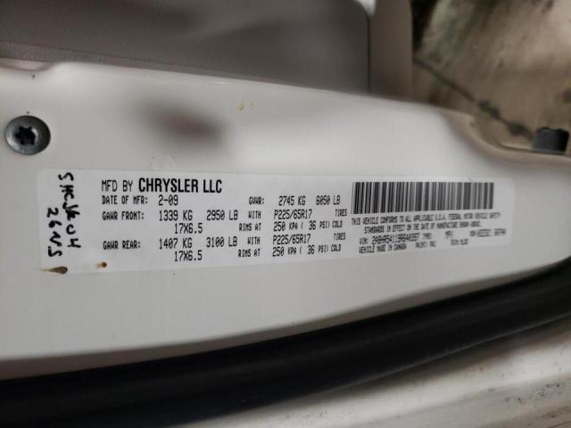 Photo 10 from auction – 2009 CHRYSLER TOWN & COU with VIN 2A8HR54119R640397