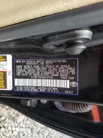 Photo 10 from auction – 2017 TOYOTA CAMRY LE with VIN 4T1BF1FK3HU747162