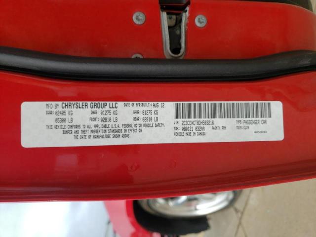 Zdjęcie 10 z aukcji – 2013 DODGE CHARGER R/ z VIN 2C3CDXCT8DH503216