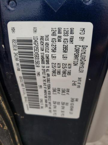 Photo 10 from auction – 2005 DODGE CARAVAN SE with VIN 1D4GP25EX5B315610