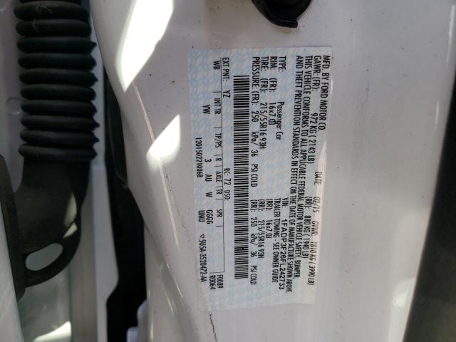 Photo 10 from auction – 2015 FORD FOCUS SE with VIN 1FADP3F26FL242733