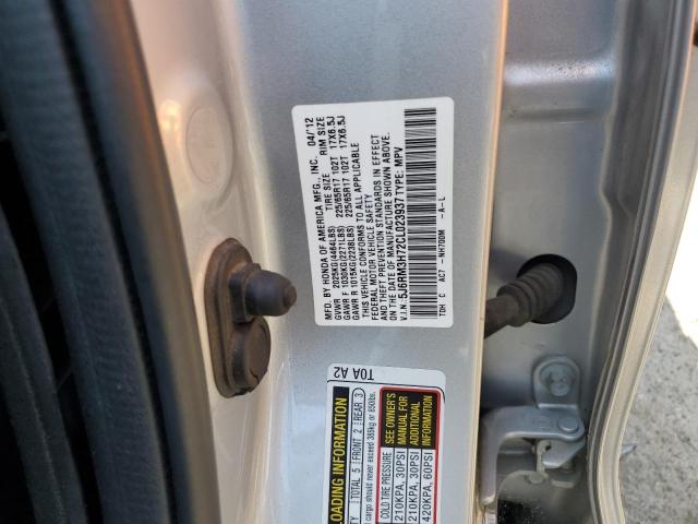 Photo 10 from auction – 2012 HONDA CR-V EXL with VIN 5J6RM3H72CL023937