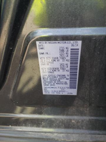 Photo 10 from auction – 2014 NISSAN PATHFINDER with VIN 5N1AR2MM1EC712179