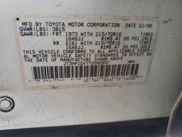 Photo 10 from auction – 1996 TOYOTA RAV4 with VIN JT3HP10V7T0082897