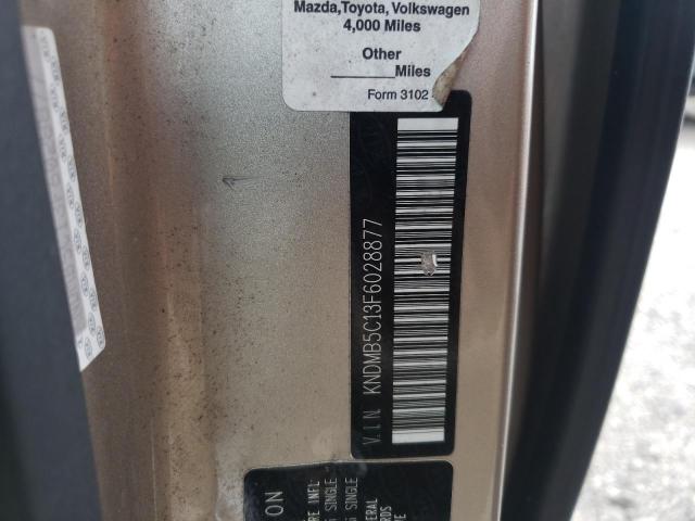 Photo 10 from auction – 2015 KIA SEDONA LX with VIN KNDMB5C13F6028877