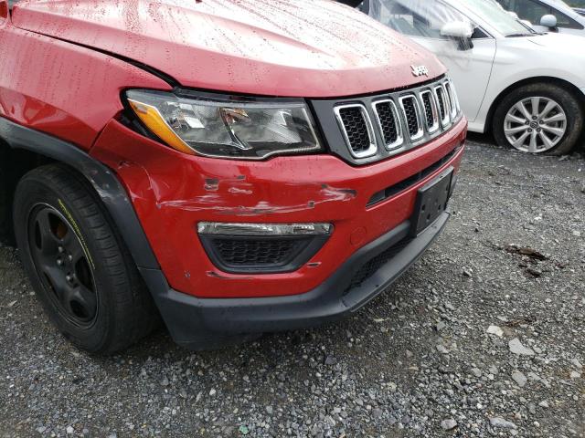 Photo 9 from auction – 2018 JEEP COMPASS SP with VIN 3C4NJCAB4JT271538