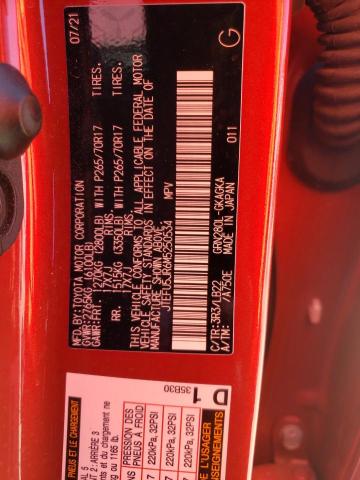 Photo 10 from auction – 2021 TOYOTA 4RUNNER SR with VIN JTEFU5JR6M5250534