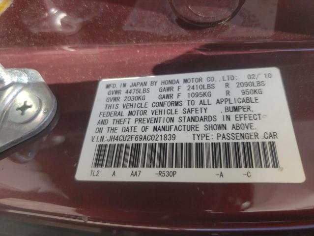 Photo 10 from auction – 2010 ACURA TSX with VIN JH4CU2F69AC021839