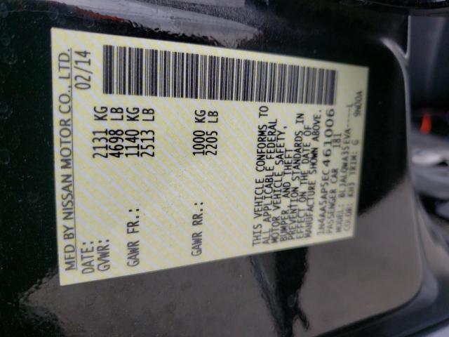 Photo 10 from auction – 2014 NISSAN MAXIMA S with VIN 1N4AA5AP5EC461006