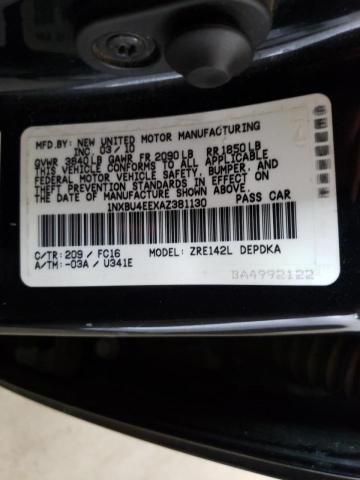 Photo 10 from auction – 2010 TOYOTA COROLLA with VIN 1NXBU4EEXAZ381130