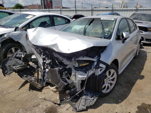 Photo 2 from auction – 2021 TOYOTA COROLLA LE with VIN 5YFEPMAE1MP189398