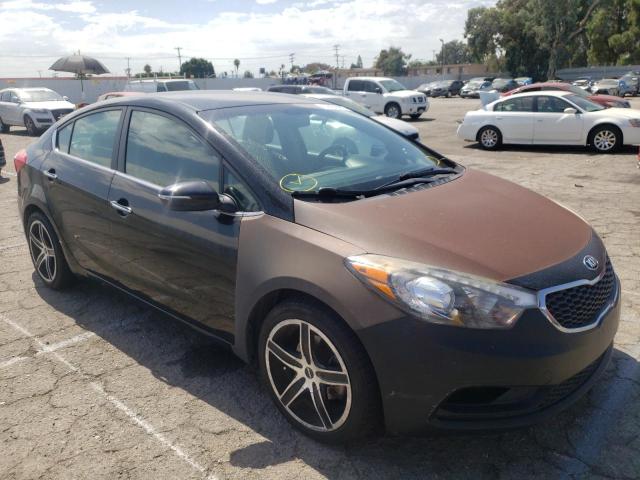 KIA FORTE EX 2015 with VIN KNAFX4A80F5329243 - Photo from auction