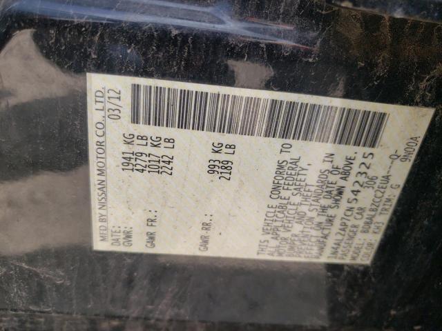 Photo 10 from auction – 2012 NISSAN ALTIMA BAS with VIN 1N4AL2AP7CN542325