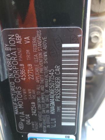 Photo 10 from auction – 2014 KIA OPTIMA HYB with VIN KNAGM4AD6E5071545