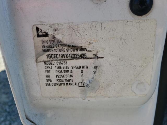 Photo 10 from auction – 2004 CHEVROLET SILVERADO with VIN 1GCEC19VX4Z325435