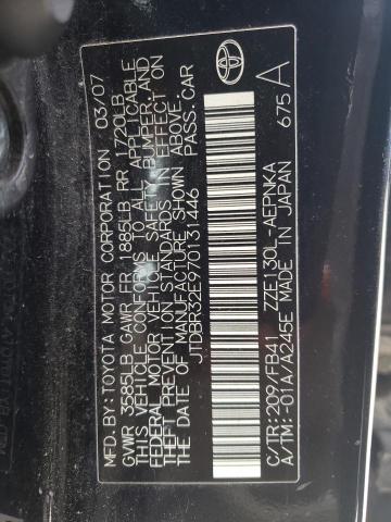 Foto 10 de la subasta – 2007 TOYOTA COROLLA CE con VIN JTDBR32E970131446