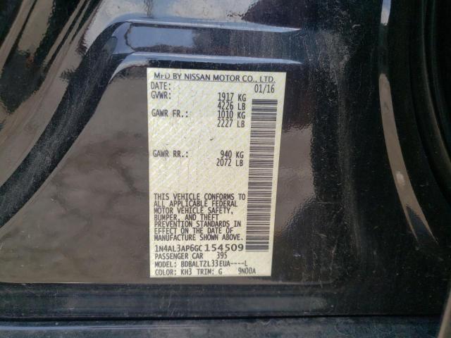 Photo 10 from auction – 2016 NISSAN ALTIMA 2.5 with VIN 1N4AL3AP6GC154509