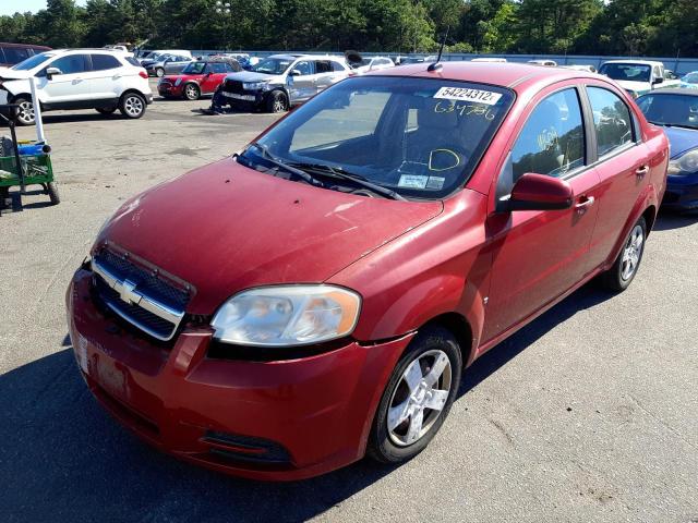 Photo 2 from auction – 2009 CHEVROLET AVEO LS with VIN KL1TD56E59B634706