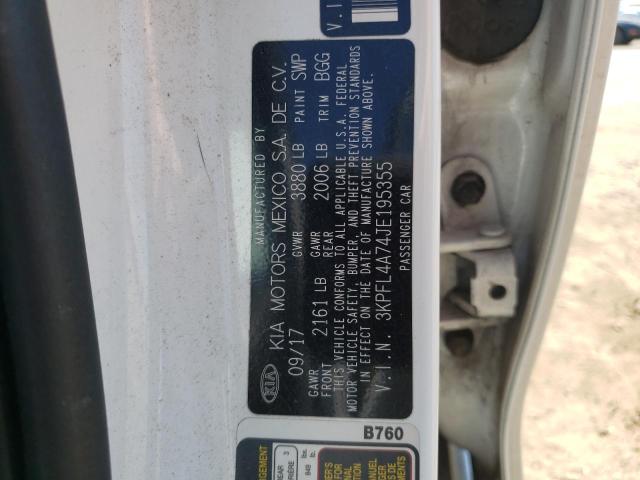 Photo 10 from auction – 2018 KIA FORTE LX with VIN 3KPFL4A74JE195355
