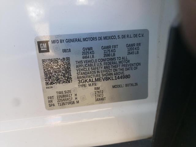 Photo 10 from auction – 2019 GMC TERRAIN SL with VIN 3GKALMEV8KL144980