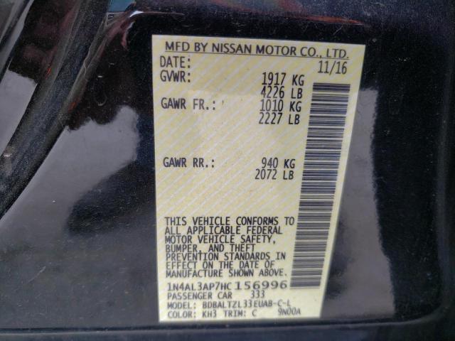 Photo 10 from auction – 2017 NISSAN ALTIMA 2.5 with VIN 1N4AL3AP7HC156996