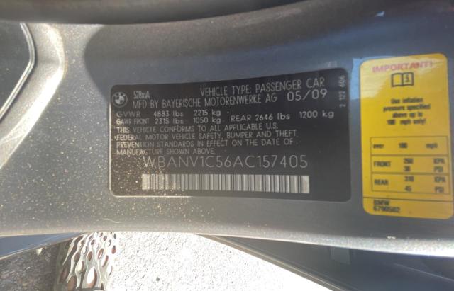 Photo 10 from auction – 2010 BMW 528 XI with VIN WBANV1C56AC157405