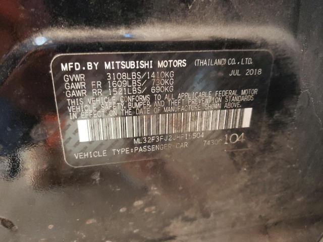 Photo 10 from auction – 2018 MITSUBISHI MIRAGE G4 with VIN ML32F3FJ2JHF15504