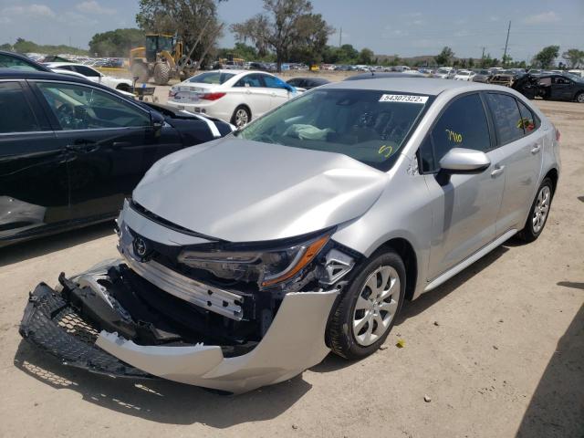 Photo 2 from auction – 2021 TOYOTA COROLLA LE with VIN 5YFEPMAE6MP171057