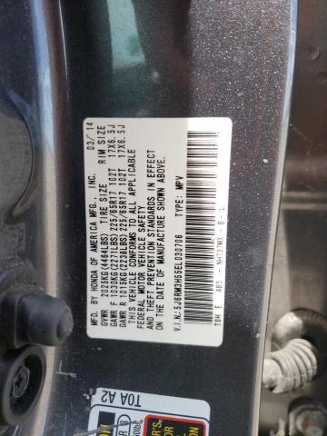 Photo 10 from auction – 2014 HONDA CR-V EX with VIN 5J6RM3H55EL030706