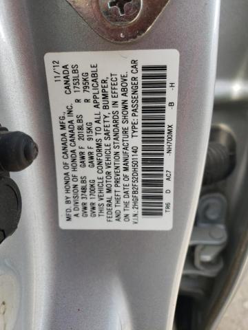 Photo 10 from auction – 2013 HONDA CIVIC LX with VIN 2HGFB2F52DH501140