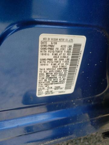 Photo 10 from auction – 2010 NISSAN ROGUE S with VIN JN8AS5MT8AW005367