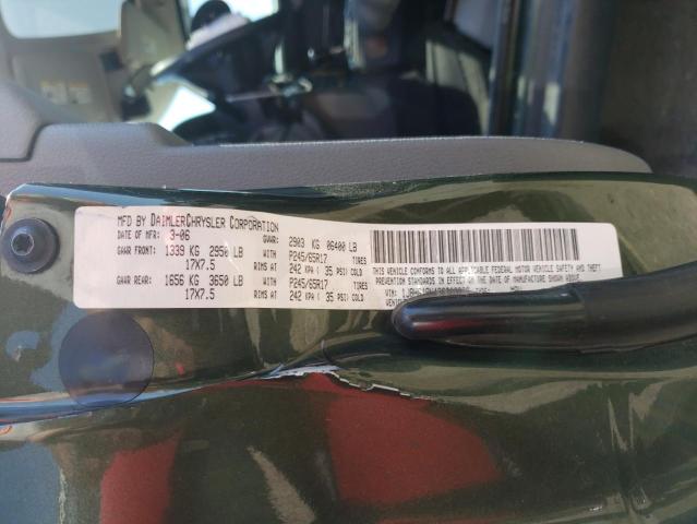 Photo 10 from auction – 2006 JEEP COMMANDER with VIN 1J8HG48N46C303966