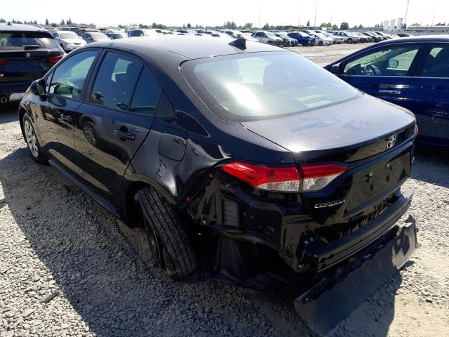 Photo 3 from auction – 2021 TOYOTA COROLLA LE with VIN 5YFEPMAE7MP223473