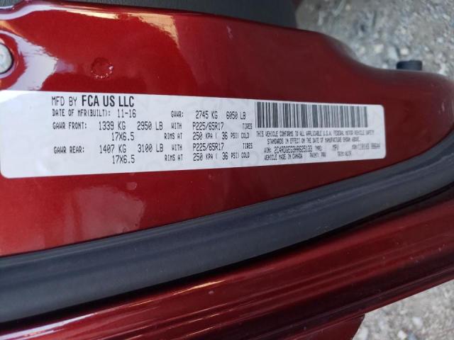 Photo 10 from auction – 2017 DODGE GRAND CARA with VIN 2C4RDGEG3HR625133