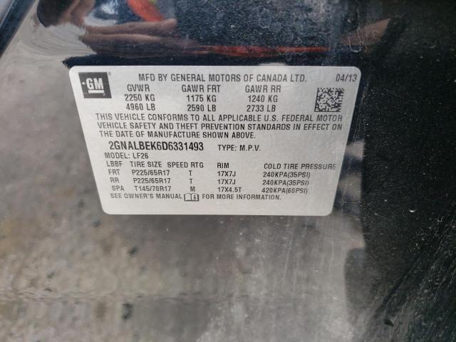 Photo 10 from auction – 2013 CHEVROLET EQUINOX LS with VIN 2GNALBEK6D6331493