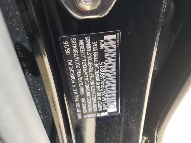 Photo 10 from auction – 2017 PORSCHE CAYENNE with VIN WP1AA2A29HKA80815