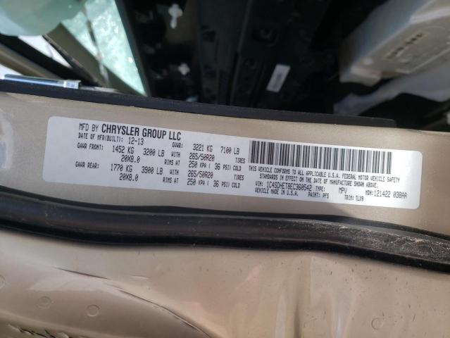 Photo 10 from auction – 2014 DODGE DURANGO CI with VIN 1C4SDHET8EC360542
