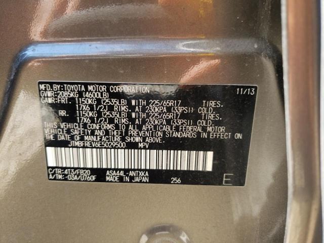 Photo 10 from auction – 2014 TOYOTA RAV4 LE with VIN JTMBFREV6E5029500