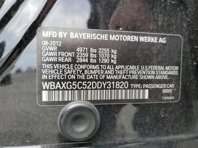 Photo 10 from auction – 2013 BMW 528 I with VIN WBAXG5C52DDY31820