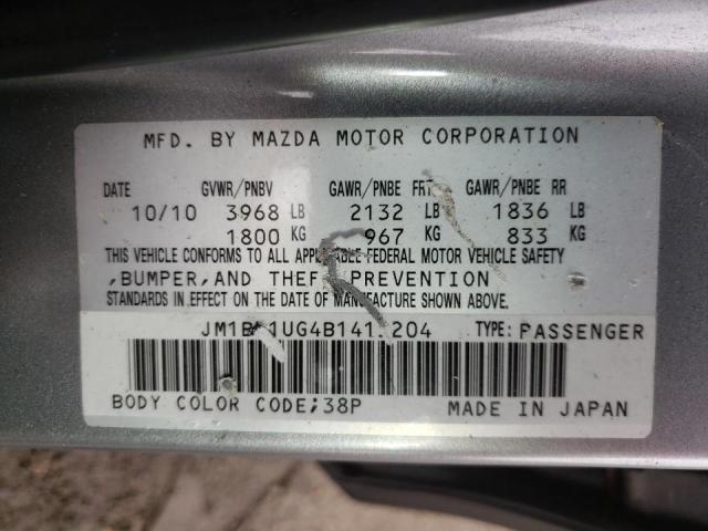 Photo 10 from auction – 2011 MAZDA 3 I with VIN JM1BL1UG4B1415204