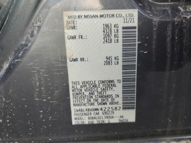 Photo 10 from auction – 2021 NISSAN ALTIMA S with VIN 1N4BL4BVXMN422582