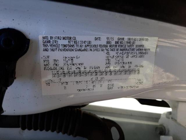 Photo 10 from auction – 2015 FORD FOCUS SE with VIN 1FADP3F25FL350051