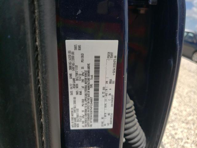 Photo 10 from auction – 2017 FORD F150 SUPER with VIN 1FTEW1E87HFC04957