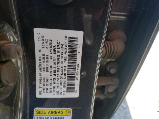 Photo 10 from auction – 2012 ACURA TL with VIN 19UUA8F53CA026284