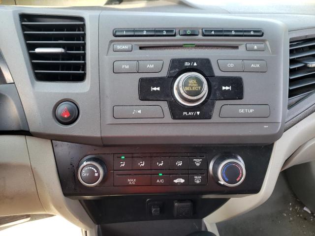 Photo 9 from auction – 2012 HONDA CIVIC LX with VIN 19XFB2F53CE386752