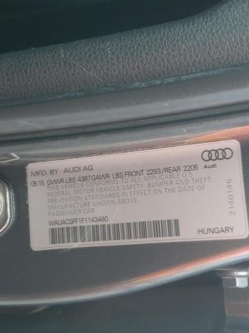 Photo 10 from auction – 2015 AUDI A3 PREMIUM with VIN WAUACGFF1F1143460