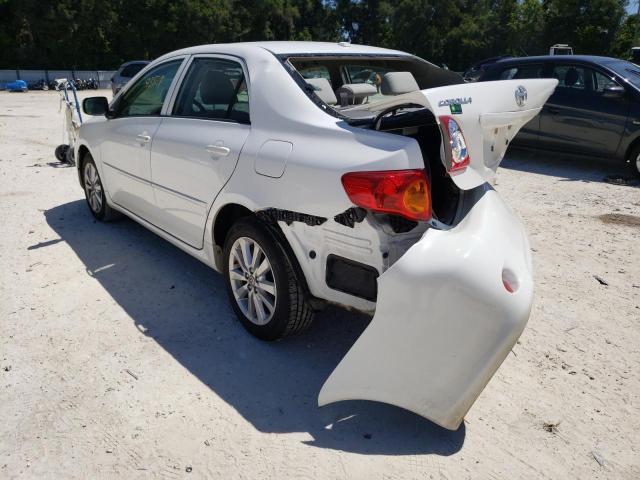 Photo 3 from auction – 2009 TOYOTA COROLLA BA with VIN JTDBL40EX99066700