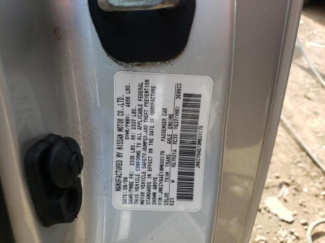 Photo 10 from auction – 2009 INFINITI G37 BASE with VIN JNKCV64E19M600179
