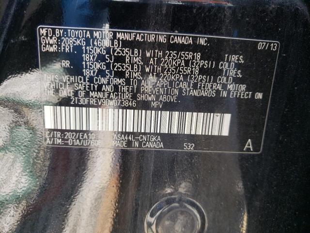 Photo 10 from auction – 2013 TOYOTA RAV4 LIMIT with VIN 2T3DFREV9DW073846