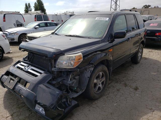 Photo 2 from auction – 2007 HONDA PILOT EX with VIN 2HKYF18447H517359